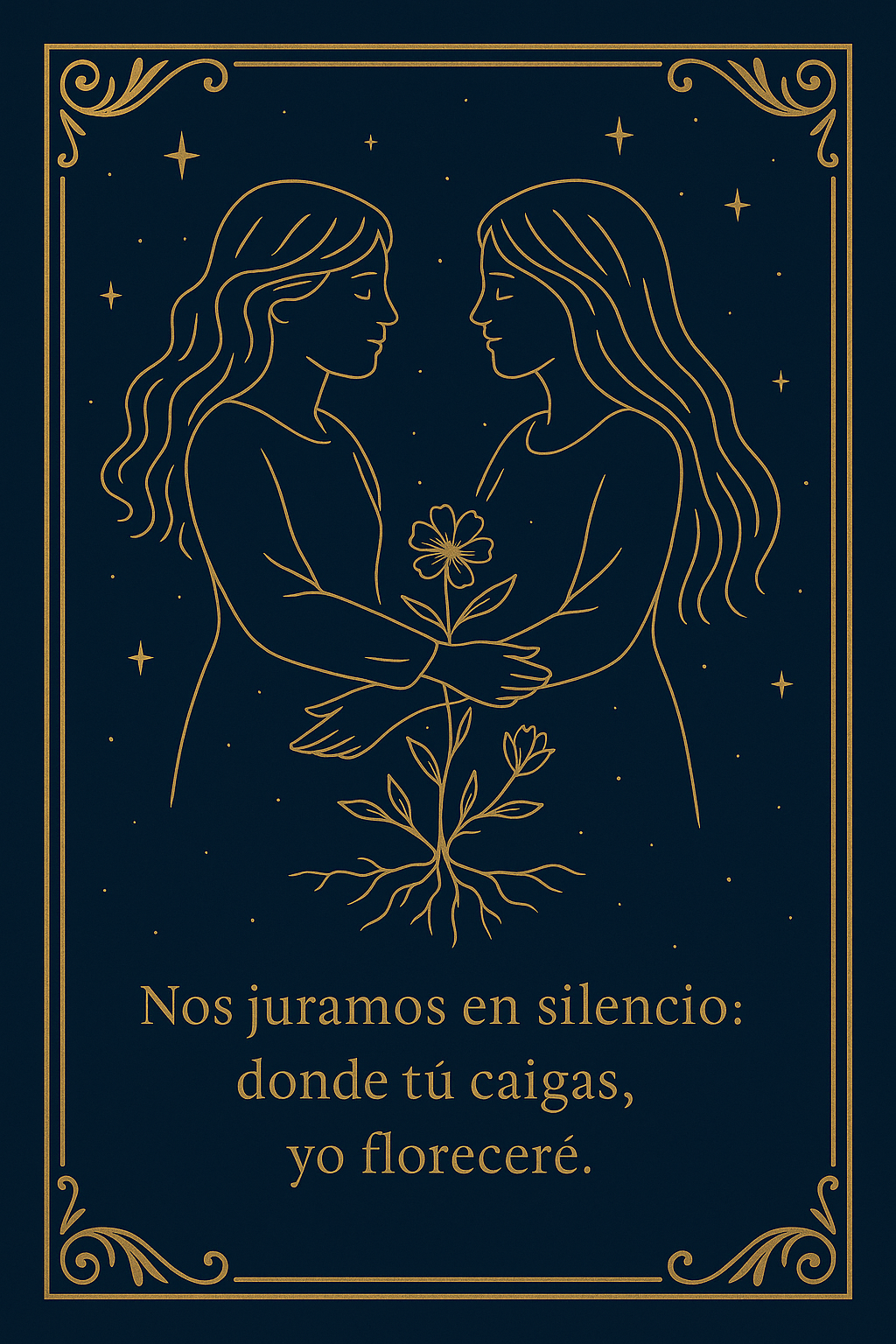 Mizu y Bumi dorado y azul